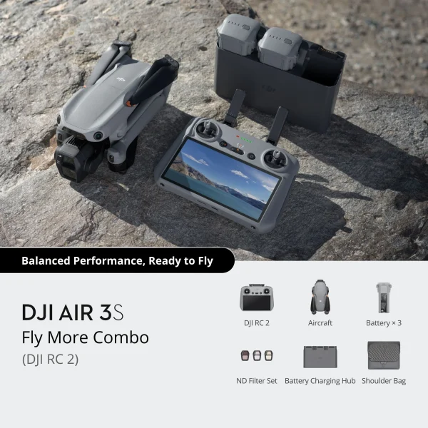 DJI Air 3S Fly More Combo (DJI-RC2) - Image 2