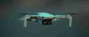 flying drone with camera